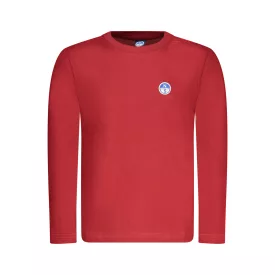 NORTH SAILS GYEREK HOSSZÚ UJJÚ PÓLÓ, PIROS