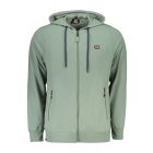 NORWAY 1963 FÉRFI ZÖLD CIPZÁROS PULÓVER