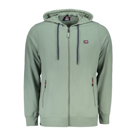 NORWAY 1963 FÉRFI ZÖLD CIPZÁROS PULÓVER