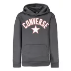 Converse fekete cipzáras kapucnis pulóver gyerekeknek