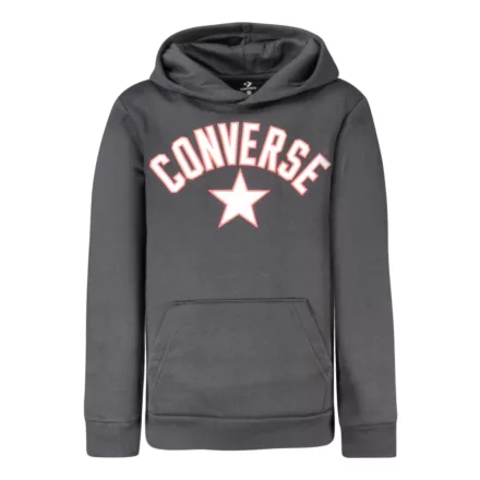 Converse fekete cipzáras kapucnis pulóver gyerekeknek