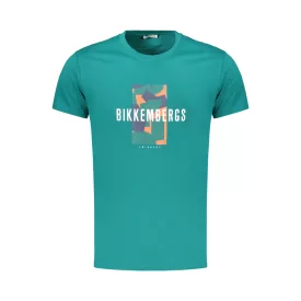 BIKKEMBERGS FÉRFI RÖVID UJJÚ PÓLÓ ZÖLD