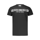 BIKKEMBERGS FÉRFI RÖVID UJJÚ PÓLÓ FEKETE