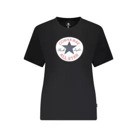 Converse női rövid ujjú póló, fekete