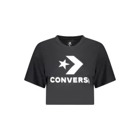 Converse női rövid ujjú póló, fekete