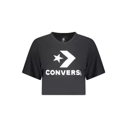 Converse női rövid ujjú póló, fekete