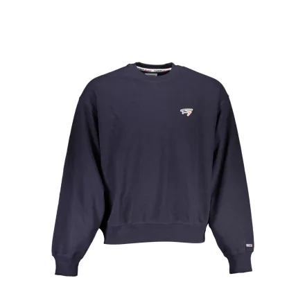 TOMMY HILFIGER FÉRFI KÉK cipzár nélküli pulóver