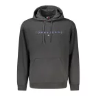 TOMMY HILFIGER FÉRFI FEKETE CIPZÁROS PULÓVER