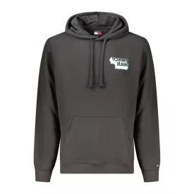 TOMMY HILFIGER FÉRFI FEKETE CIPZÁROS PULÓVER