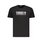 TOMMY HILFIGER FÉRFI RÖVID UJJÚ PÓLÓ FEKETE