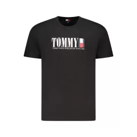 TOMMY HILFIGER FÉRFI RÖVID UJJÚ PÓLÓ FEKETE