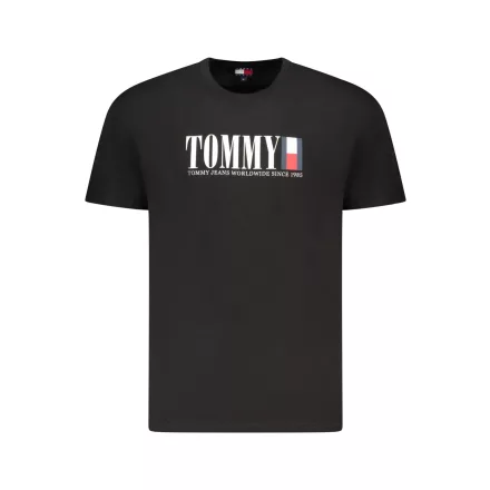 TOMMY HILFIGER FÉRFI RÖVID UJJÚ PÓLÓ FEKETE