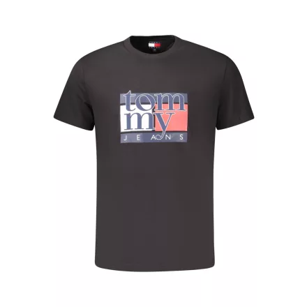 TOMMY HILFIGER FÉRFI RÖVID UJJÚ PÓLÓ FEKETE