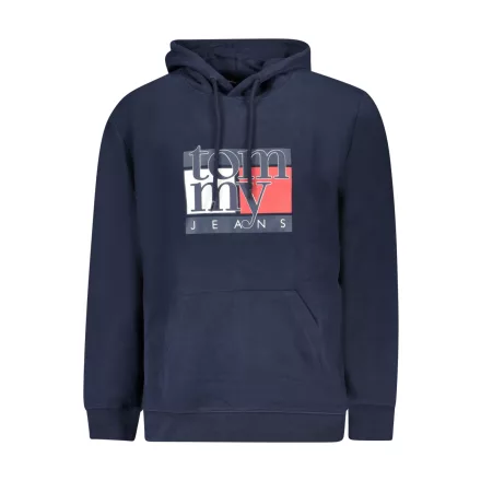 TOMMY HILFIGER FÉRFI KÉK CIPZÁROS PULÓVER