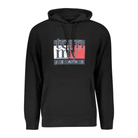 TOMMY HILFIGER FÉRFI FEKETE CIPZÁROS PULÓVER