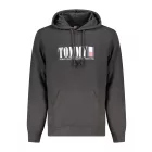 TOMMY HILFIGER FÉRFI FEKETE CIPZÁROS PULÓVER