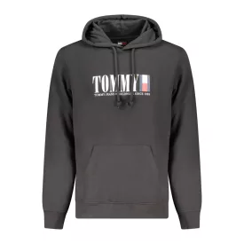 TOMMY HILFIGER FÉRFI FEKETE CIPZÁROS PULÓVER