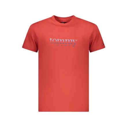 TOMMY HILFIGER FÉRFI RÖVID UJJÚ PÓLÓ, PIROS