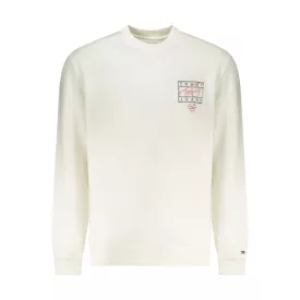 TOMMY HILFIGER FÉRFI CIPZÁRAS PULÓVER FEHÉR