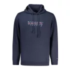 TOMMY HILFIGER FÉRFI KÉK CIPZÁROS PULÓVER