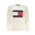 TOMMY HILFIGER FÉRFI CIPZÁRAS PULÓVER FEHÉR