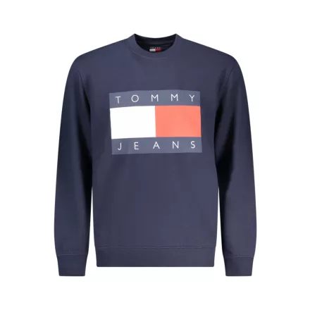 TOMMY HILFIGER FÉRFI KÉK CIPZÁROS PULÓVER