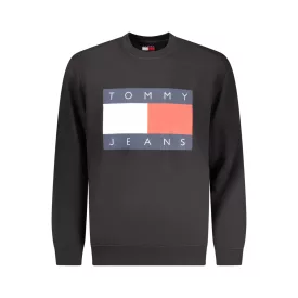 TOMMY HILFIGER FÉRFI FEKETE CIPZÁROS PULÓVER