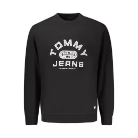 TOMMY HILFIGER FÉRFI FEKETE CIPZÁROS PULÓVER