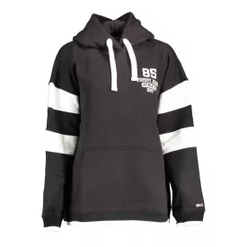 TOMMY HILFIGER PULÓPÓL CIPZZÁR NÉLKÜL FEKETE