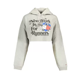 TOMMY HILFIGER PULÓPÓL CIPZZÁR NÉLKÜL, NŐI SZÜRKE