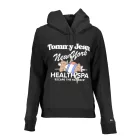 TOMMY HILFIGER CIPZÁR NÉLKÜLI NŐI FEKETE PULÓVER