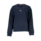 TOMMY HILFIGER NŐI KÉK cipzár nélküli pulóver