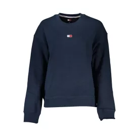 TOMMY HILFIGER NŐI KÉK cipzár nélküli pulóver