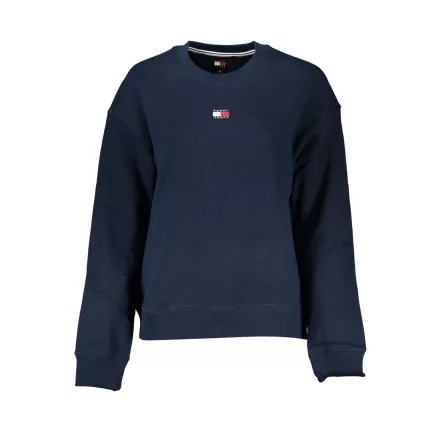 TOMMY HILFIGER NŐI KÉK cipzár nélküli pulóver