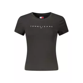 TOMMY HILFIGER NŐI RÖVID UJJÚ PÓLÓ FEKETE
