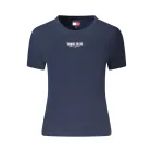 TOMMY HILFIGER NŐI RÖVID UJJÚ PÓLÓ KÉK