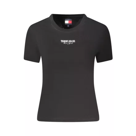 TOMMY HILFIGER NŐI RÖVID UJJÚ PÓLÓ FEKETE