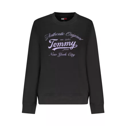 TOMMY HILFIGER NŐI FEKETE CIPZÁROS PULÓVER
