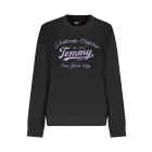 TOMMY HILFIGER NŐI FEKETE CIPZÁROS PULÓVER
