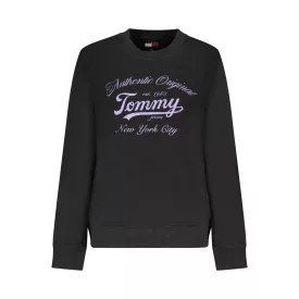 TOMMY HILFIGER NŐI FEKETE CIPZÁROS PULÓVER