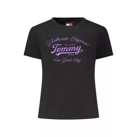 TOMMY HILFIGER NŐI RÖVID UJJÚ PÓLÓ FEKETE