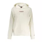 TOMMY HILFIGER NŐI CIPZÁRAS PULÓVER FEHÉR