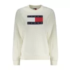 TOMMY HILFIGER NŐI CIPZÁRAS PULÓVER FEHÉR