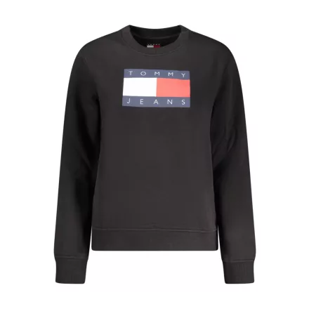 TOMMY HILFIGER NŐI FEKETE CIPZÁROS PULÓVER