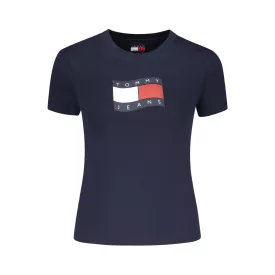TOMMY HILFIGER NŐI RÖVID UJJÚ PÓLÓ, KÉK