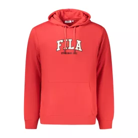 FILA FÉRFI PIROS CIPZÁROS PULÓVER