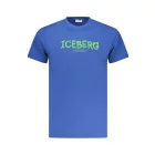 ICEBERG FÉRFI RÖVID UJJÚ PÓLÓ, KÉK