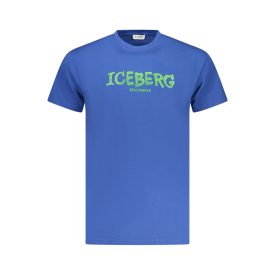 ICEBERG FÉRFI RÖVID UJJÚ PÓLÓ, KÉK
