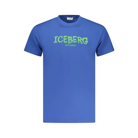 ICEBERG FÉRFI RÖVID UJJÚ PÓLÓ, KÉK