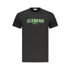 ICEBERG FÉRFI RÖVID UJJÚ PÓLÓ FEKETE